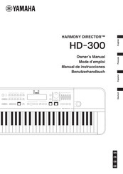 Yamaha HD-300 Manual De Instrucciones