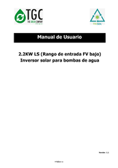 TGC 2.2KW LS Manual De Usuario