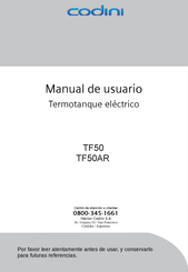 codini TF50AR Manual De Usuario