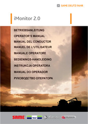 SAME DEUTZ-FAHR iMonitor 2.0 Manual Del Conductor