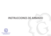 GRANADA PRODUCTOS piecito Instrucciones De Armado