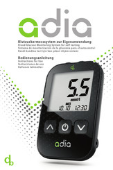 diabetikerbedarf adia Instrucciones De Uso