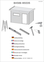 Gartenhaus 84586 Instrucciones De Construcción