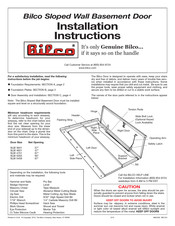 Bilco SLW5055 Instrucciones De Instalación