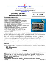 Desarrollos Digitales DMX-2VFD Manual Del Usuario