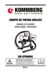 Kommberg AIRLESS KB-EP900AL Manual De Usuario Propietario / Operador