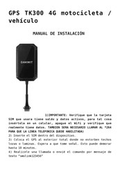 SAYAX TK300 Manual De Instalación