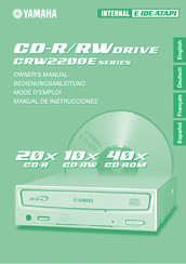 Yamaha CRW2200NB Manual De Instrucciones