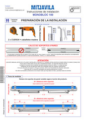 MITJAVILA MONOBLOC 100 Instrucciones De Instalación