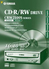 Yamaha CRW2100S Serie Manual De Instrucciones