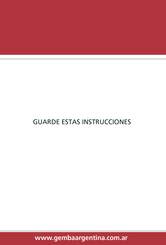 Gemba SL-A33 GRAVITY Instrucciones De Funcionamiento