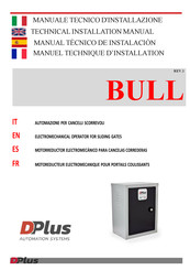 DPlus Automation Systems Bull 110v Manual Técnico De Instalación