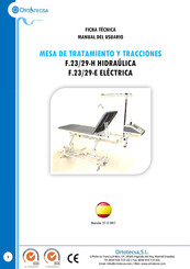 Ortotecsa F.23/29-H Manual Del Usuario