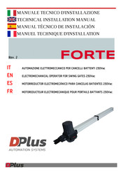DPlus Automation Systems Forte 40 Manual Técnico De Instalación