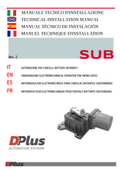 DPlus Automation Systems Sub24 Manual Técnico De Instalación