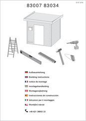 Gartenhaus 83007 Instrucciones De Construcción