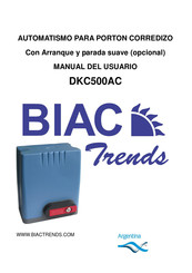 BIAC Trends DKC500AC Manual Del Usuario