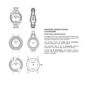 Chaumet QUARTZ WATCH WITHOUT CROWN Manual De Instrucciones