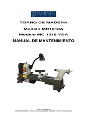 LOMBARTE MC1218VDA Manual De Mantenimiento