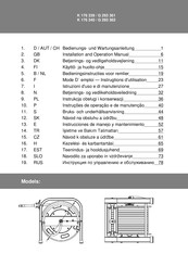 Simon, Evers & Co K 176 340 Instrucciones De Manejo Y Mantenimiento