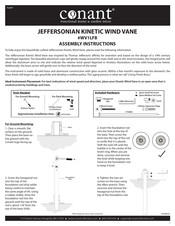 Conant JEFFERSONIAN WV1LFB Instrucciones De Ensamblaje