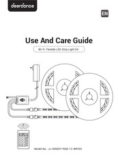 deerdance JJ-5050ST-RGB-12-WIFI02 Guía De Uso Y Cuidado