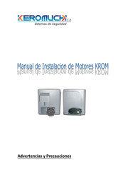 KEROMUCHI KR600-110VAC Manual De Instalación