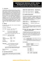 European Safety Systems BE BG05D Serie Manual De Instrucciones