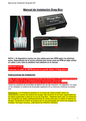MG Customs Drag-Box Manual De Instalación