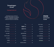 M&D Snapdragon sound MW08 Manual Del Usuario