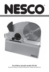 Metal Ware Nesco FS-10 Manual De Instruccion