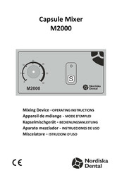 Nordiska Dental M2000 Instrucciones De Uso