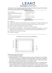 Leako SAS908XWHB-7 Guia De Inicio Rapido