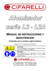 CIFARELLI L3 Serie L3A Manual De Instrucciones Y Manutención