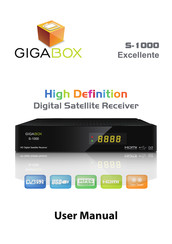 GIGABOX S-1000 Manual Del Usuario