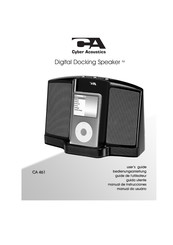 Cyber Acoustics CA 461 Manual De Instrucciones