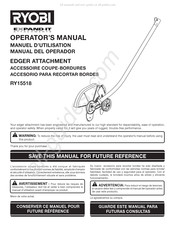 Ryobi RY15518 Manual Del Usuario