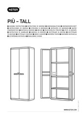 Keter PIU-TALL Instructions De Montage