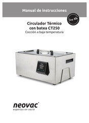 SousVide neovac CT250 Manual De Instrucciones