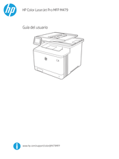 Hp Color LaserJet Pro MFP M479 Guia Del Usuario