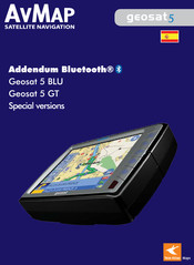 AvMap Addendum Bluetooth AvMap Geosat Geosat 5 GT Manual