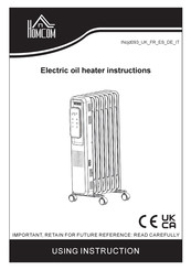 HOMCOM HD986-B11 Instrucciones De Uso