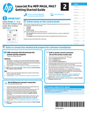 HP LaserJet Pro M427 Serie Guía De Inicio