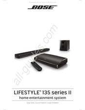 Bose LIFESTYLE 135 II Serie Guia De Instalacion