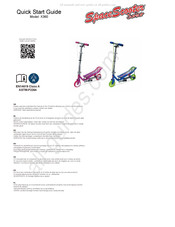 SpaceScooter Junior X360 Guia De Inicio Rapido