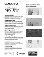 Onkyo RBX-500 Manual De Instrucciones