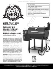 Pit Boss PB820FBC Instrucciones Y Recetas