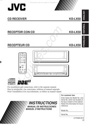 JVC KD-LX50 Manual De Instrucciones