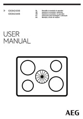 AEG IDE84243IB Montaje Y Modo De Empleo