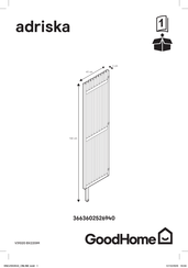 GoodHome adriska 3663602526940 Manual Del Usuario